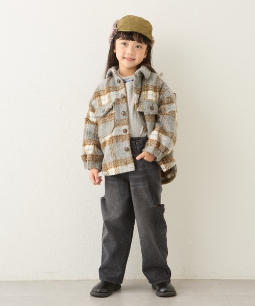 CIAOPANIC TYPY（チャオパニックティピー）の「【KIDS】ミリタリーフライトキャップ（キャップ・キッズ・ブラック/カーキ/ブラウン・ONE SIZE）」の17枚目の写真