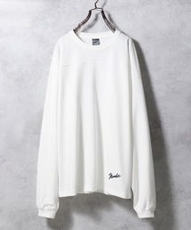 HEAVY COTTON Number⑨ LOGO FOOTBALL L/S T-SHIRT / ヘムプリント フットボール ロングスリーブ Tシャツ