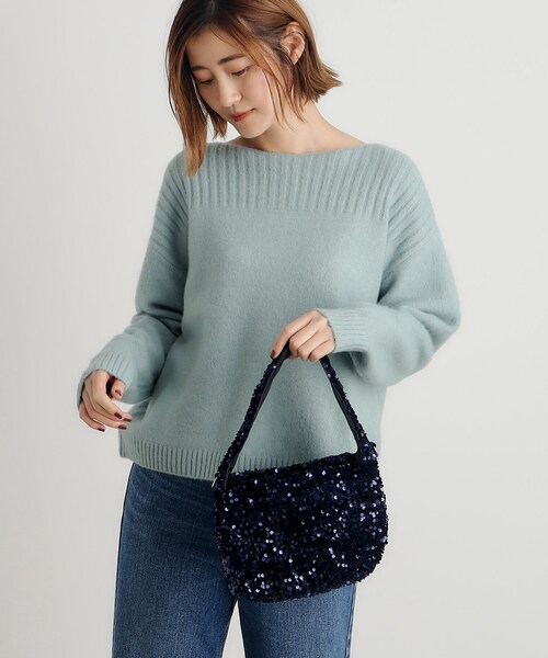 grove（グローブ）の「◆スパンコール2WAYワンショルダー（ショルダーバッグ・レディース・グレー系3/ネイビー系3/ブラック系3・00）」の10枚目の写真