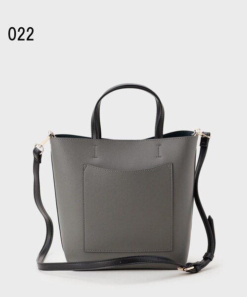 LAURA ASHLEY（ローラアシュレイ）の「【ショルダーストラップ付／合成皮革】縦型トートバッグ（トートバッグ・レディース・グリーン/ブラック/ライトベージュ/キャメル・00）」の21枚目の写真