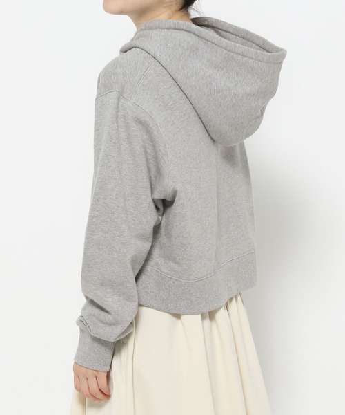 GLOBAL WORK（グローバルワーク）の「高山直子さんコラボ/ショートフーディー/EiiS/133551（パーカー・レディース・ブラック/グレー/オフホワイト・SMALL/X-SMALL）」の5枚目の写真