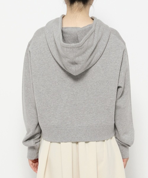 GLOBAL WORK（グローバルワーク）の「高山直子さんコラボ/ショートフーディー/EiiS/133551（パーカー・レディース・ブラック/グレー/オフホワイト・SMALL/X-SMALL）」の10枚目の写真