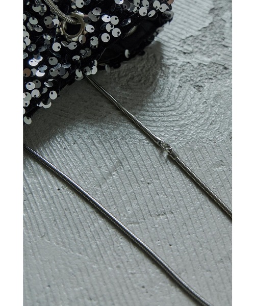 niana(ニアナ)の「2wayスパンコールバッグ ショルダー ミニ パーティーバッグ フォーマル オケージョン 結婚式 二次会 お呼ばれ(ハンドバッグ・レディース・ブラック/シルバー/シルバー×ブラック・FREE)」の13枚目の写真