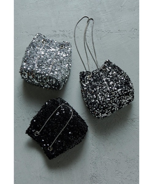 niana(ニアナ)の「2wayスパンコールバッグ ショルダー ミニ パーティーバッグ フォーマル オケージョン 結婚式 二次会 お呼ばれ(ハンドバッグ・レディース・ブラック/シルバー/シルバー×ブラック・FREE)」の14枚目の写真