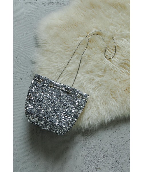 niana(ニアナ)の「2wayスパンコールバッグ ショルダー ミニ パーティーバッグ フォーマル オケージョン 結婚式 二次会 お呼ばれ(ハンドバッグ・レディース・ブラック/シルバー/シルバー×ブラック・FREE)」の11枚目の写真