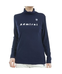 Admiral 今季　トップス　M ブルー ミニワッフル ロングスリーブ モックネックシャツ ADMA462 – ADMIRAL