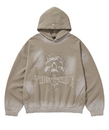 LIBERE（リベーレ）の「LIBERE リベーレ / GHOST REPLICATION HOODIE2 ヴィンテージフェードゴーストプリントフーディー ビッグシルエットパーカー / 245247-245248-245249（パーカー）」