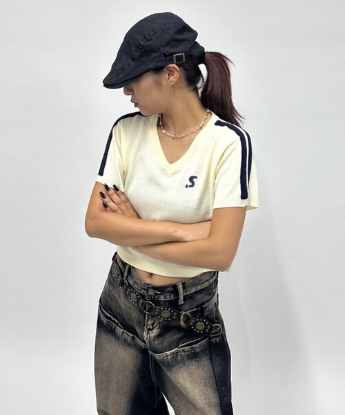 WHO'S WHO gallery（フーズフーギャラリー）の「ヴィンテージライクハンチング（キャップ・レディース・ブラック/ベージュ/ブラウン・FREE）」の7枚目の写真