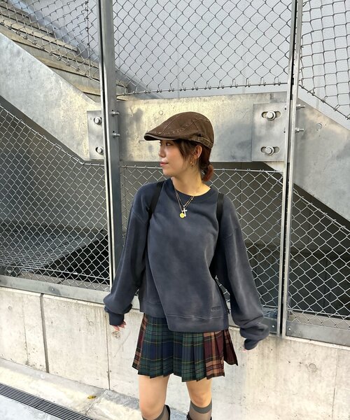 WHO'S WHO gallery（フーズフーギャラリー）の「ヴィンテージライクハンチング（キャップ・レディース・ブラック/ベージュ/ブラウン・FREE）」の14枚目の写真