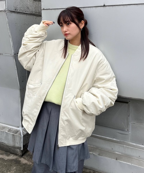 KBF（ケイビーエフ）の「BIGギャザースリーブMA-1（MA-1）」 - WEAR