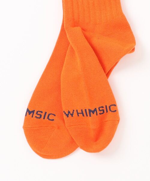 WHIMSIC（ウィムジック）の「【UNISEX】ネオンカラーソックス（ソックス/靴下・メンズ・オレンジ/ピンク/グリーン・FREE）」の4枚目の写真