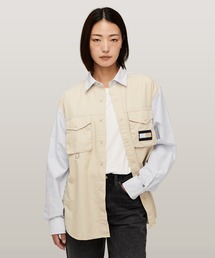 TOMMY HILFIGER | 【日本限定】 Urban Explorer ミックスファブリックユーティリティシャツ(シャツ/ブラウス)