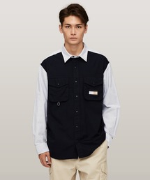 TOMMY HILFIGER | 【日本限定】 Urban Explorer ミックスファブリックユーティリティシャツ(シャツ/ブラウス)