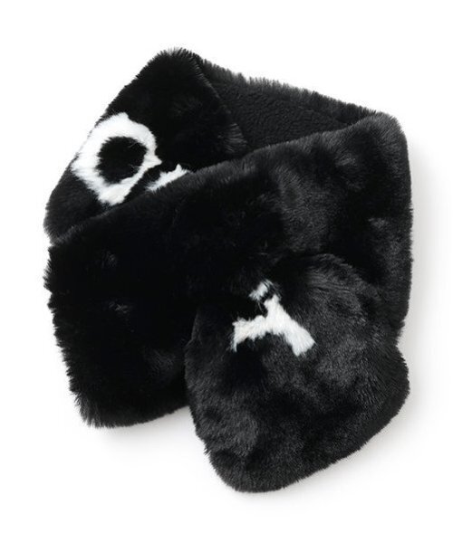 by LOVEiT（バイラビット）の「2wayマフラー（マフラー・キッズ・ブラック/オフホワイト/ピンク・FREE）」の2枚目の写真