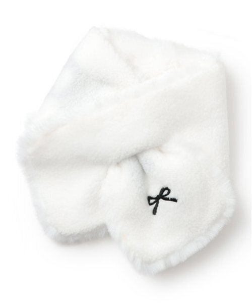 by LOVEiT（バイラビット）の「2wayマフラー（マフラー・キッズ・ブラック/オフホワイト/ピンク・FREE）」の5枚目の写真