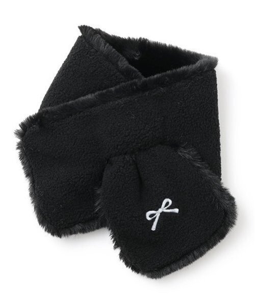 by LOVEiT（バイラビット）の「2wayマフラー（マフラー・キッズ・ブラック/オフホワイト/ピンク・FREE）」の7枚目の写真