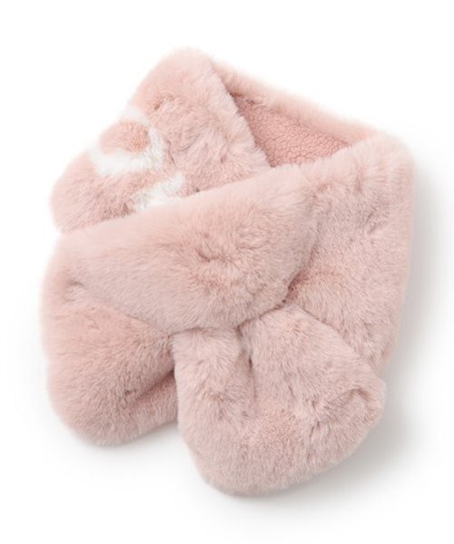 by LOVEiT（バイラビット）の「2wayマフラー（マフラー・キッズ・ブラック/オフホワイト/ピンク・FREE）」の13枚目の写真