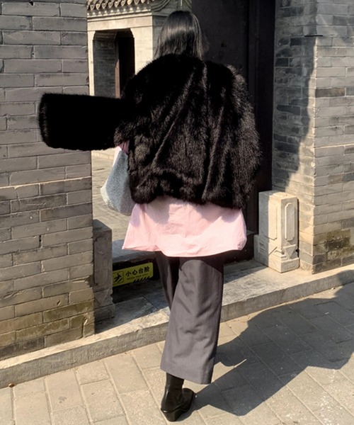 ダブルジップ エコファーコート LON24a114（その他アウター）｜LONSLAN