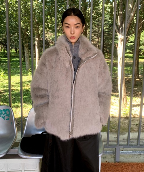 ダブルジップ エコファーコート LON24a114（その他アウター）｜LONSLAN