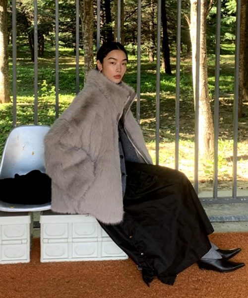 ダブルジップ エコファーコート LON24a114（その他アウター）｜LONSLAN