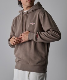 【BALL】T/C裏毛 ワッペン付きプルパーカー 64531