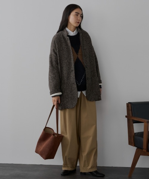 Libra Cue（リブラ キュー）の「ワンハンドルスウェードバック（ショルダーバッグ・レディース・ブラウン/ネイビー/ブラック・FREE）」の9枚目の写真