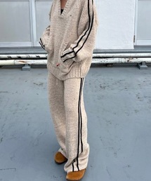 shesame（シーセム）の「knit track pants（スウェットパンツ）」