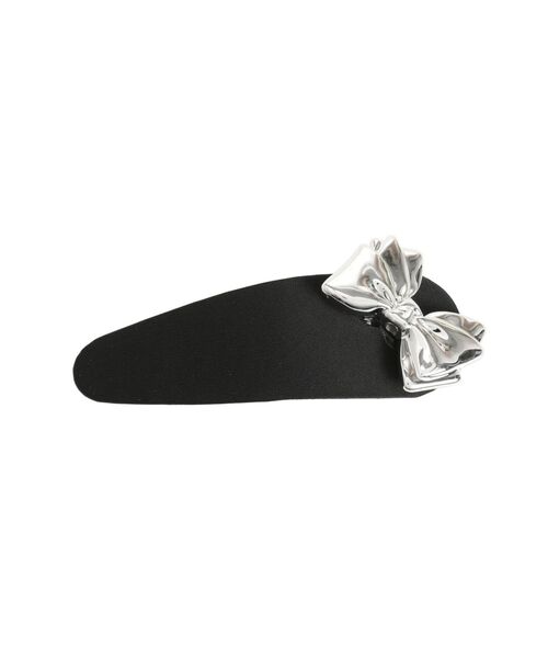 jouetie（ジュエティ）の「リボンモチーフヘアピン（バレッタ/ヘアクリップ・レディース・ブラック/アイボリー・FREE）」の3枚目の写真