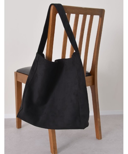 Re:EDIT（リエディ）の「フェイクスエードワンショルダーバッグ（ショルダーバッグ・レディース・ブラック/キャメル/ブラウン/レオパード・FREE）」の3枚目の写真