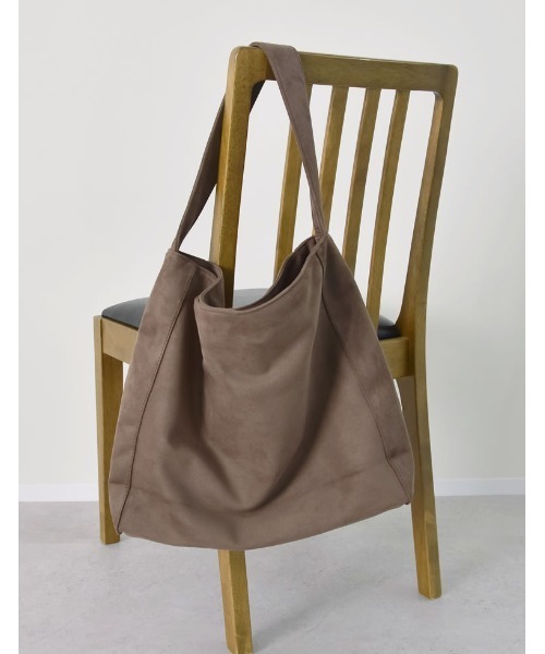 Re:EDIT（リエディ）の「フェイクスエードワンショルダーバッグ（ショルダーバッグ・レディース・ブラック/キャメル/ブラウン/レオパード・FREE）」の5枚目の写真