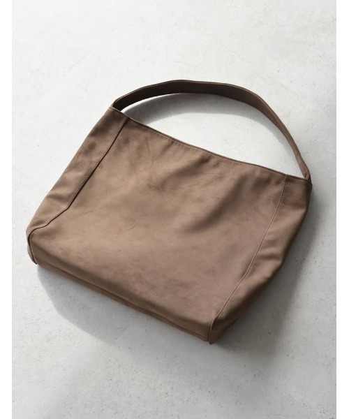 Re:EDIT（リエディ）の「フェイクスエードワンショルダーバッグ（ショルダーバッグ・レディース・ブラック/キャメル/ブラウン/レオパード・FREE）」の6枚目の写真