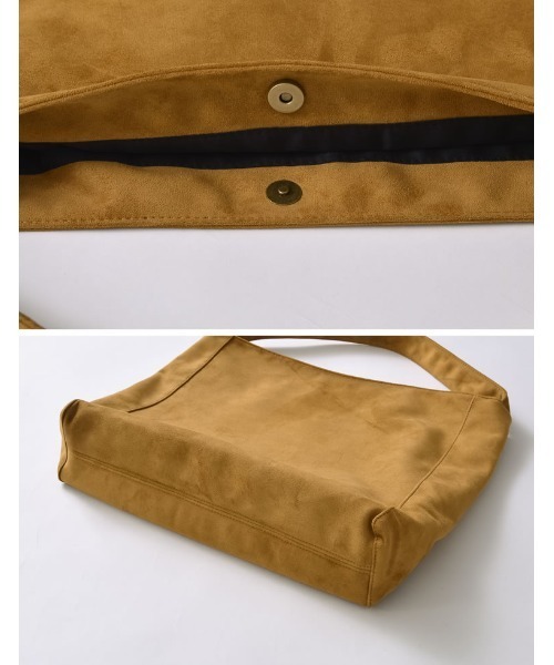 Re:EDIT（リエディ）の「フェイクスエードワンショルダーバッグ（ショルダーバッグ・レディース・ブラック/キャメル/ブラウン/レオパード・FREE）」の15枚目の写真