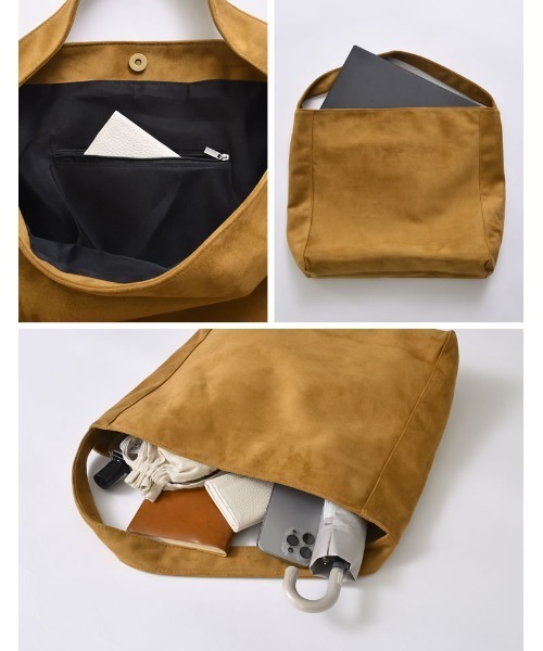 Re:EDIT（リエディ）の「フェイクスエードワンショルダーバッグ（ショルダーバッグ・レディース・ブラック/キャメル/ブラウン/レオパード・FREE）」の16枚目の写真