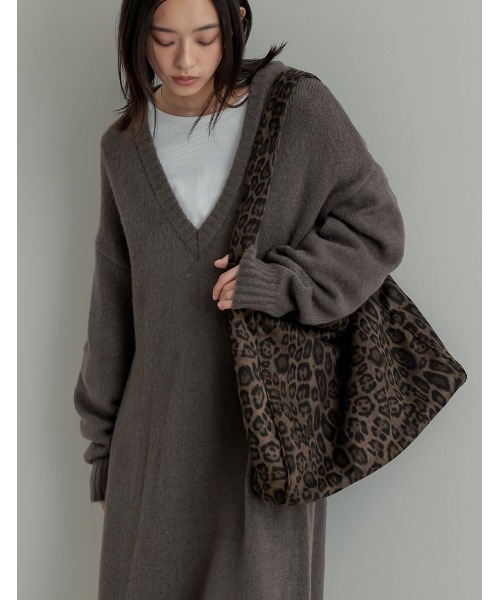 Re:EDIT（リエディ）の「フェイクスエードワンショルダーバッグ（ショルダーバッグ・レディース・ブラック/キャメル/ブラウン/レオパード・FREE）」の22枚目の写真