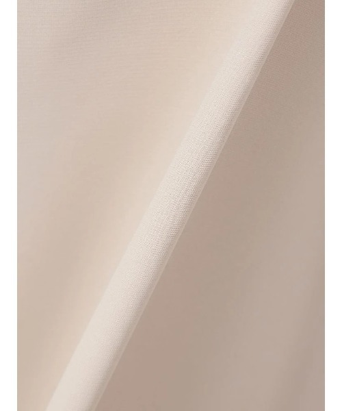 HARUYAMA(ハルヤマ)の「【ストレッチ】ラチネ織 配色ボウタイ 2WAYブラウス 9分袖 ウォッシャブル SOFFICE(シャツ/ブラウス・レディース・ベージュ/オフホワイト・S/M/L/LL)」の4枚目の写真