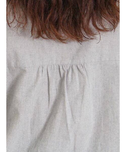 Samansa Mos2（サマンサ モスモス）の「レース切替ブラウス（シャツ/ブラウス・レディース・チャコールグレー/オフホワイト/ピンク/グレー・F）」の17枚目の写真