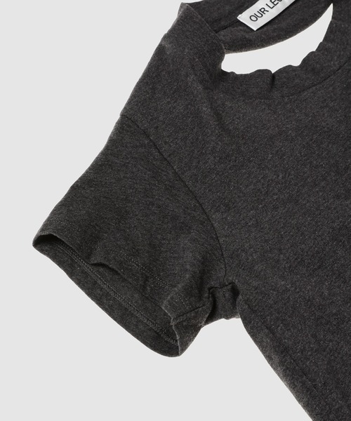 【OUR LEGACY / アワーレガシー】 LIFE VEST T-SHIRT Our Legacy - Life Vest T-shirt Dark Grey Melange Jersey