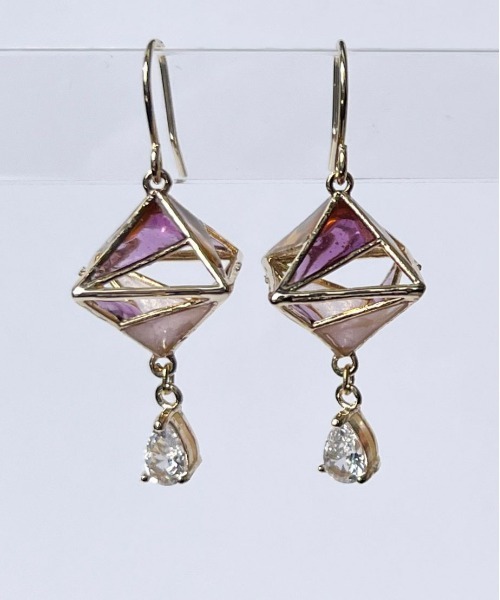 Zoule(ゾーラ)の「Zoule ゾーラ:MOROCCAN モロッカンシリーズ モロッコ triangle トライアングル ピアス(ピアス(両耳用)・レディース・シルバー/ゴールド・FREE)」の4枚目の写真