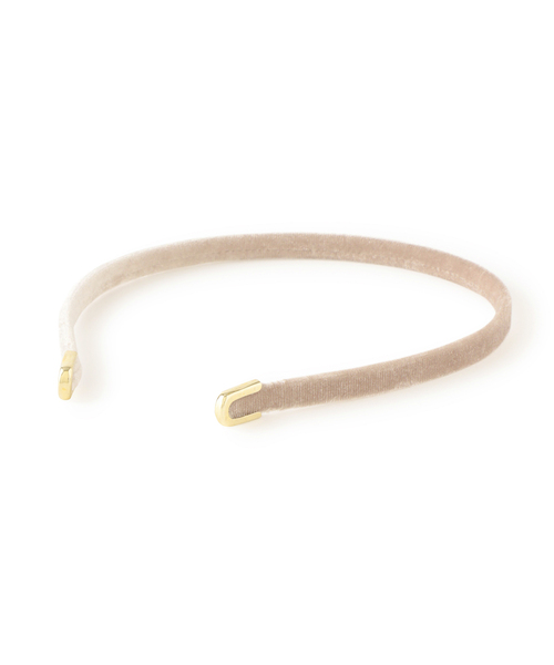 ROPE' PICNIC(ロペピクニック)の「ベルベットスリムカチューシャ(カチューシャ・レディース・ブラック/ベージュ系その他・FREE)」の7枚目の写真