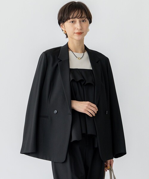 セール】【Oggi3月号掲載/セットアップ対応】 ライトクロス ジャケット