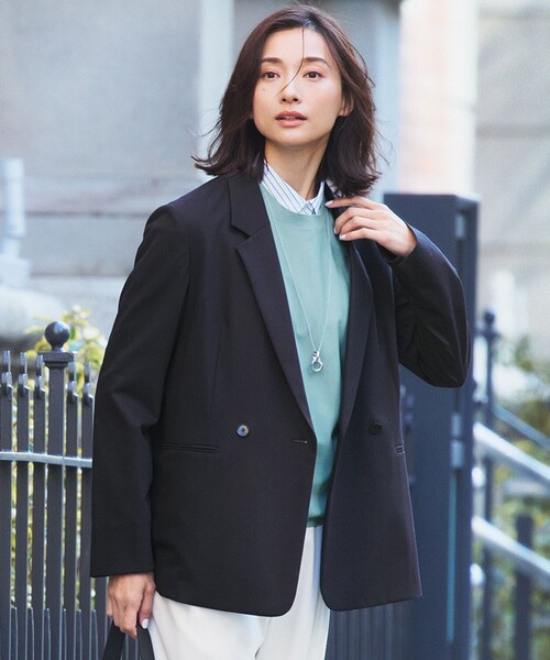 セール】【Oggi3月号掲載/セットアップ対応】 ライトクロス ジャケット