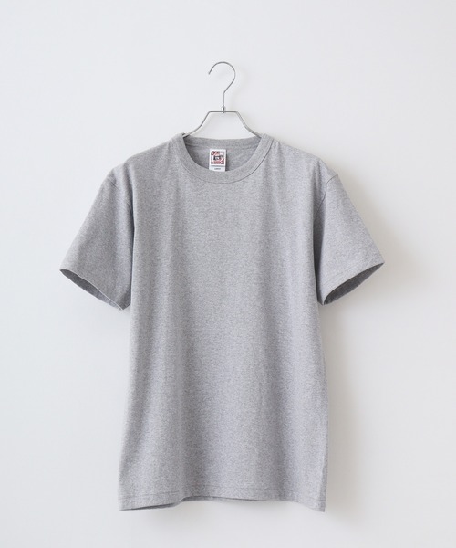 CROSS & STITCH(クロスステッチ)の「CROSS & STITCH オープンエンドマックスウエイトバインダーネックTシャツ(Tシャツ/カットソー・メンズ・ホワイト/アーミー/ブラック/スミクロ/ネイビー/ブルー/ヘザーグレー/ナチュラル・L/S/XXL/XL/M)」の4枚目の写真