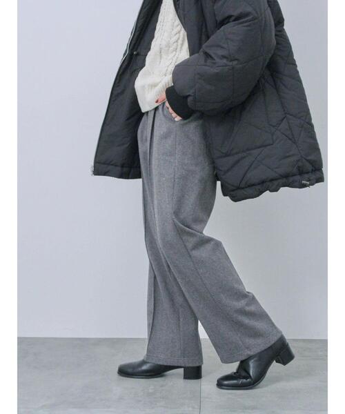 Samansa Mos2 blue（サマンサモスモスブルー）の「ヘリンボーンストレートパンツ（その他パンツ・レディース・チャコールグレー/ベージュ/ブラウン/グレー・F）」の15枚目の写真