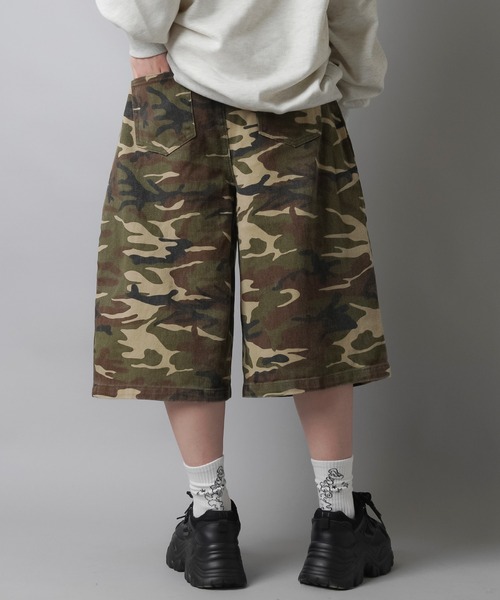 SPINNS（スピンズ）の「ヒョウ柄/迷彩柄 ツイルハーフパンツ（その他パンツ・レディース・その他/カモフラージュ/その他1・ONESIZE）」の12枚目の写真