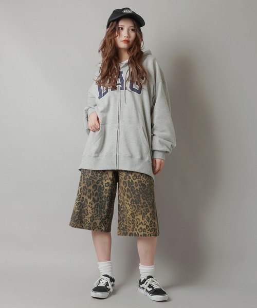 SPINNS（スピンズ）の「ヒョウ柄/迷彩柄 ツイルハーフパンツ（その他パンツ・レディース・その他/カモフラージュ/その他1・ONESIZE）」の5枚目の写真