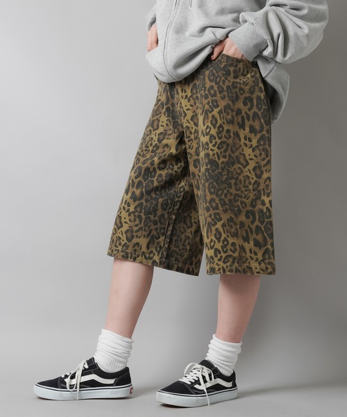 SPINNS（スピンズ）の「ヒョウ柄/迷彩柄 ツイルハーフパンツ（その他パンツ・レディース・その他/カモフラージュ/その他1・ONESIZE）」の9枚目の写真