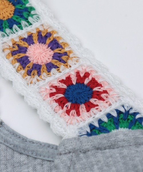 チチカカ(チチカカ)の「クロシェインナータンクトップ(タンクトップ・レディース・トップグレー/イエロー/ブラック・MEDIUM/LARGE)」の7枚目の写真