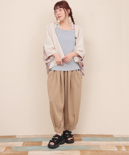 チチカカ(チチカカ)の「クロシェインナータンクトップ(タンクトップ・レディース・トップグレー/イエロー/ブラック・MEDIUM/LARGE)」の13枚目の写真