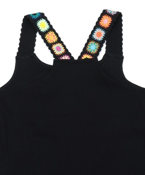 チチカカ(チチカカ)の「クロシェインナータンクトップ(タンクトップ・レディース・トップグレー/イエロー/ブラック・MEDIUM/LARGE)」の6枚目の写真