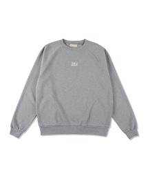 ES_W_Raglan Crew Neck Waffle Shirt